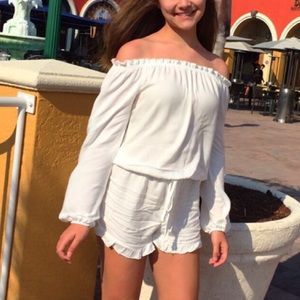 Brandy Melville white romper